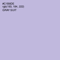 #C1B8DE - Gray Suit Color Image