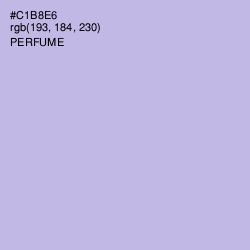 #C1B8E6 - Perfume Color Image