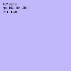 #C1B8FB - Perfume Color Image