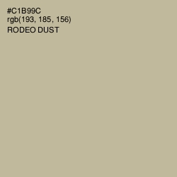 #C1B99C - Rodeo Dust Color Image
