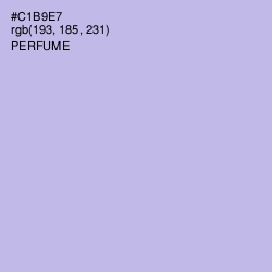 #C1B9E7 - Perfume Color Image