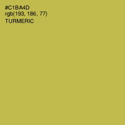 #C1BA4D - Turmeric Color Image