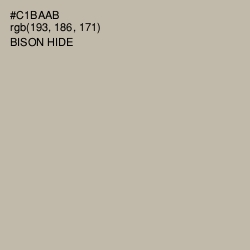#C1BAAB - Bison Hide Color Image