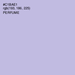 #C1BAE1 - Perfume Color Image