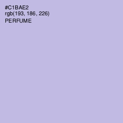 #C1BAE2 - Perfume Color Image