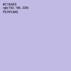 #C1BAE5 - Perfume Color Image