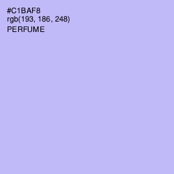 #C1BAF8 - Perfume Color Image