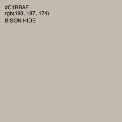 #C1BBAE - Bison Hide Color Image