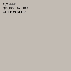 #C1BBB4 - Cotton Seed Color Image