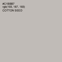 #C1BBB7 - Cotton Seed Color Image