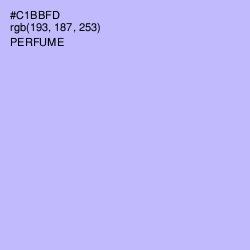 #C1BBFD - Perfume Color Image
