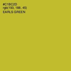 #C1BC2D - Earls Green Color Image