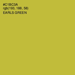 #C1BC3A - Earls Green Color Image