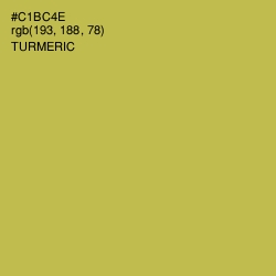 #C1BC4E - Turmeric Color Image