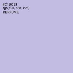 #C1BCE1 - Perfume Color Image