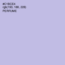 #C1BCE4 - Perfume Color Image