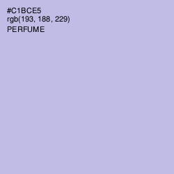 #C1BCE5 - Perfume Color Image