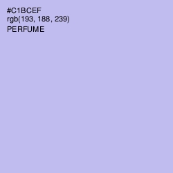 #C1BCEF - Perfume Color Image