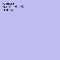 #C1BCF3 - Perfume Color Image