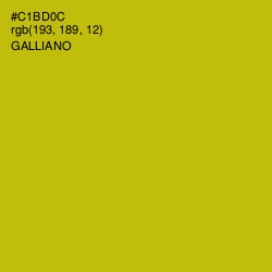 #C1BD0C - Galliano Color Image