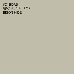 #C1BDAB - Bison Hide Color Image