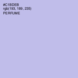 #C1BDEB - Perfume Color Image