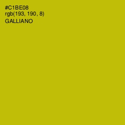 #C1BE08 - Galliano Color Image