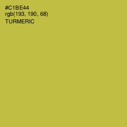 #C1BE44 - Turmeric Color Image