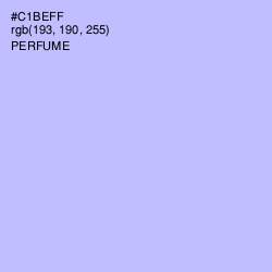 #C1BEFF - Perfume Color Image