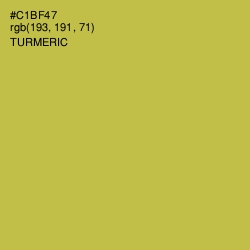 #C1BF47 - Turmeric Color Image