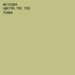 #C1C085 - Yuma Color Image