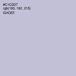 #C1C0D7 - Ghost Color Image