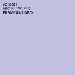 #C1C0E1 - Periwinkle Gray Color Image