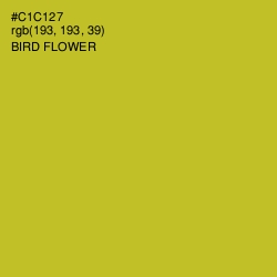 #C1C127 - Bird Flower Color Image