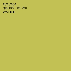 #C1C154 - Wattle Color Image