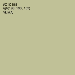 #C1C198 - Yuma Color Image