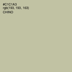 #C1C1A3 - Chino Color Image