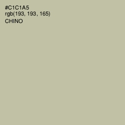 #C1C1A5 - Chino Color Image