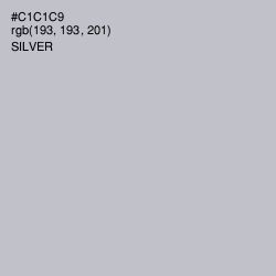 #C1C1C9 - Silver Color Image