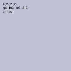 #C1C1D5 - Ghost Color Image