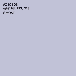 #C1C1D8 - Ghost Color Image