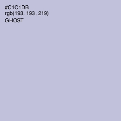 #C1C1DB - Ghost Color Image