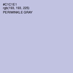 #C1C1E1 - Periwinkle Gray Color Image