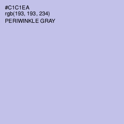 #C1C1EA - Periwinkle Gray Color Image