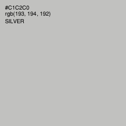 #C1C2C0 - Silver Color Image