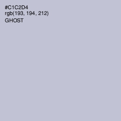 #C1C2D4 - Ghost Color Image
