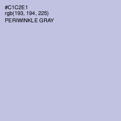 #C1C2E1 - Periwinkle Gray Color Image