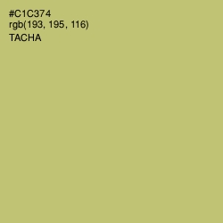 #C1C374 - Tacha Color Image