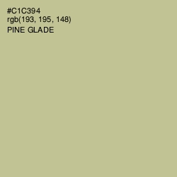 #C1C394 - Pine Glade Color Image