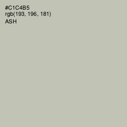 #C1C4B5 - Ash Color Image